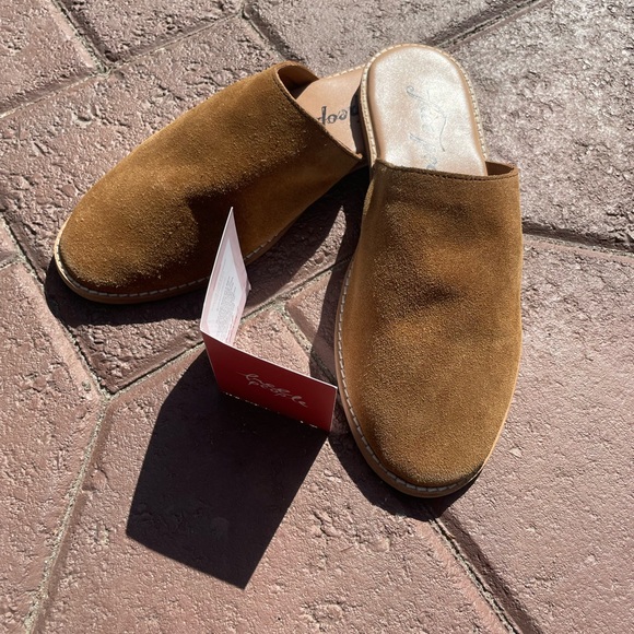 Free People Tan Suede Mules - Picture 5 of 5